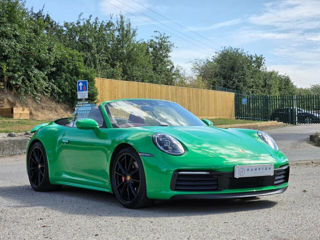 Porsche 911 Convertible Green