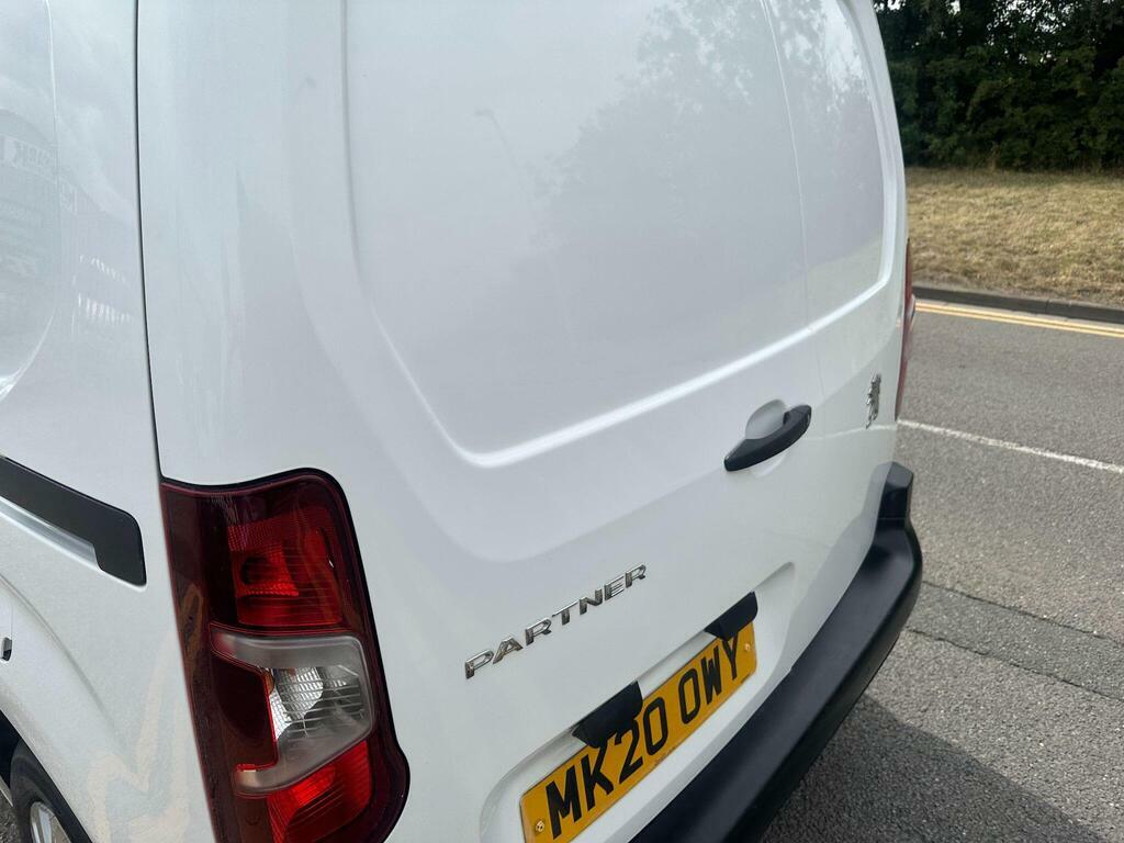 Peugeot Partner 1.5 Bluehdi 1000 Professional Standard Panel Van S White #6