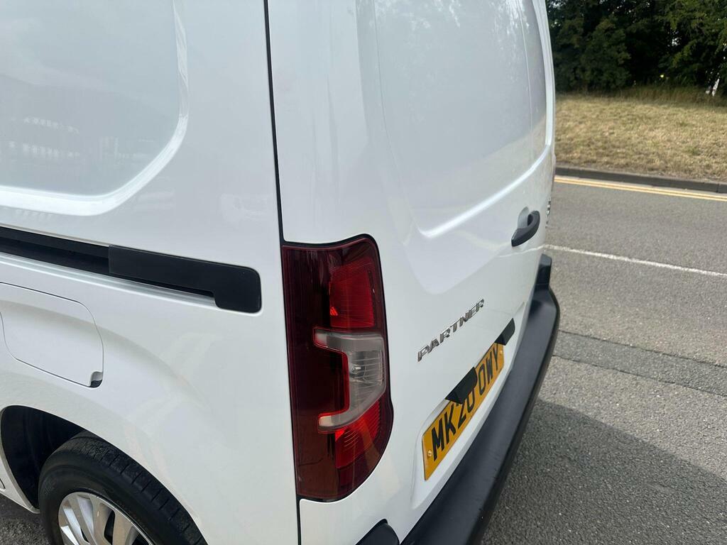 Peugeot Partner 1.5 Bluehdi 1000 Professional Standard Panel Van S White #5