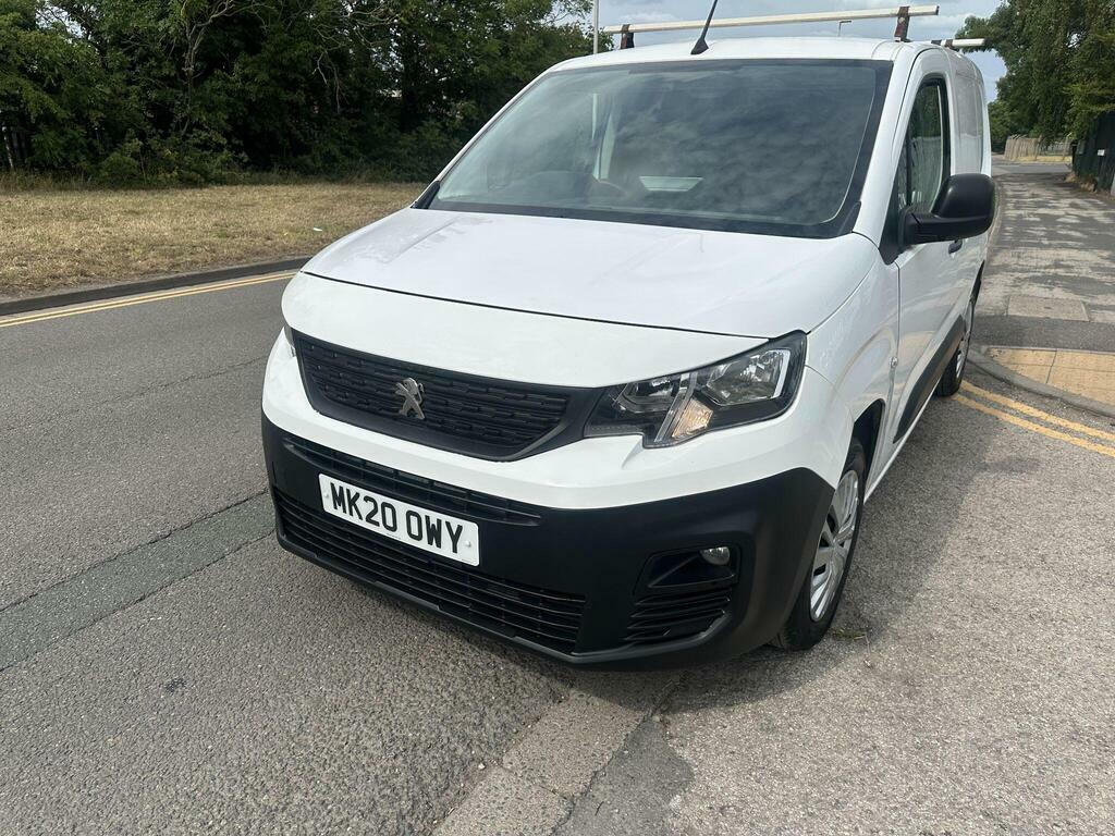 Peugeot Partner 1.5 Bluehdi 1000 Professional Standard Panel Van S White #2