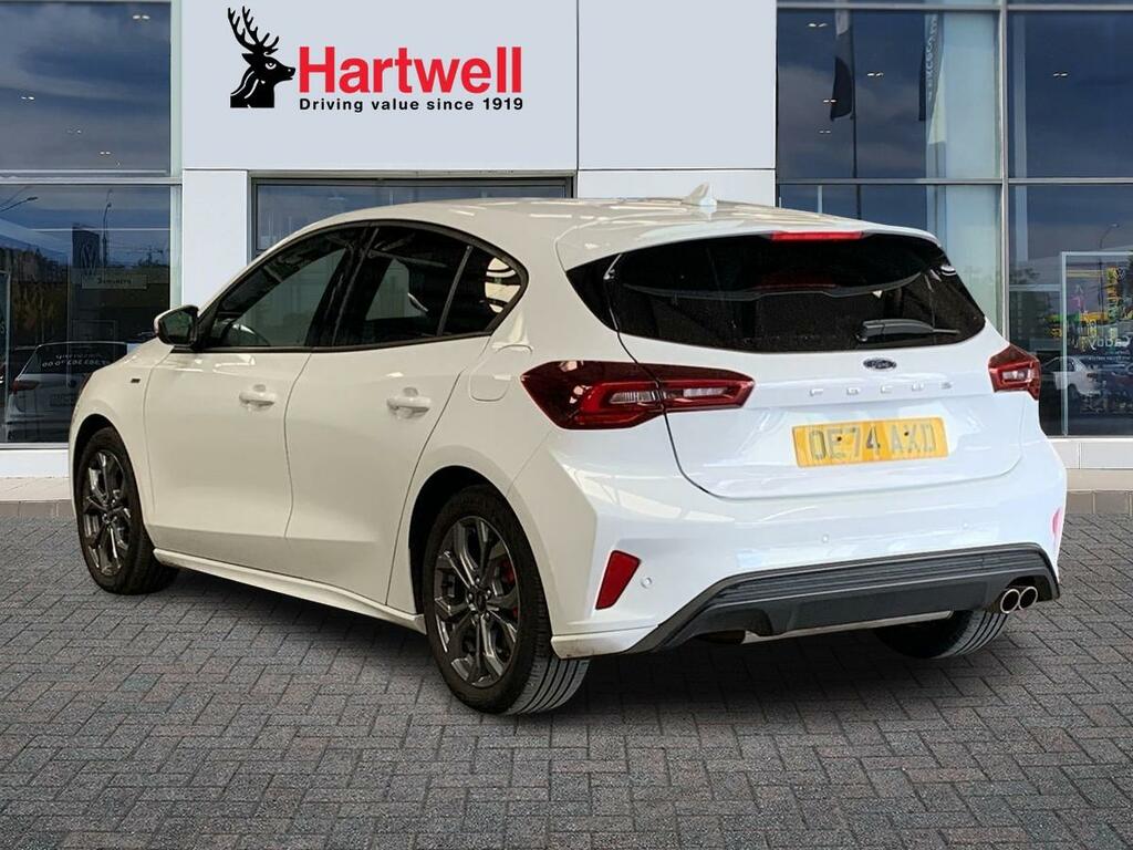 Ford Focus 1.0T Ecoboost Mhev St-line Hatchback Hy OE74AXD White #5