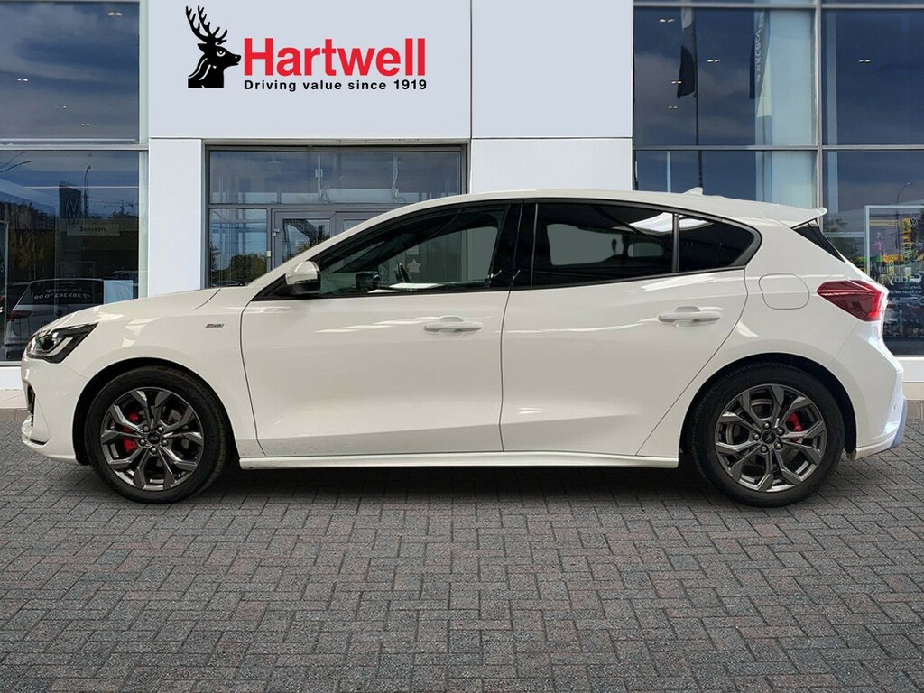 Ford Focus 1.0T Ecoboost Mhev St-line Hatchback Hy OE74AXD White #6