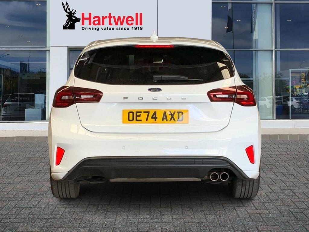 Ford Focus 1.0T Ecoboost Mhev St-line Hatchback Hy OE74AXD White #4