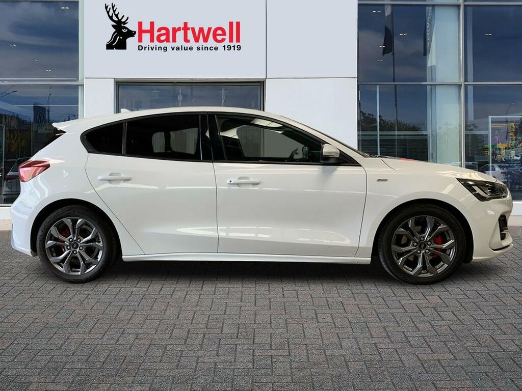 Ford Focus 1.0T Ecoboost Mhev St-line Hatchback Hy OE74AXD White #2