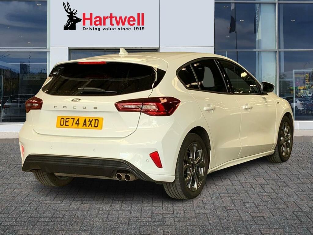 Ford Focus 1.0T Ecoboost Mhev St-line Hatchback Hy OE74AXD White #3