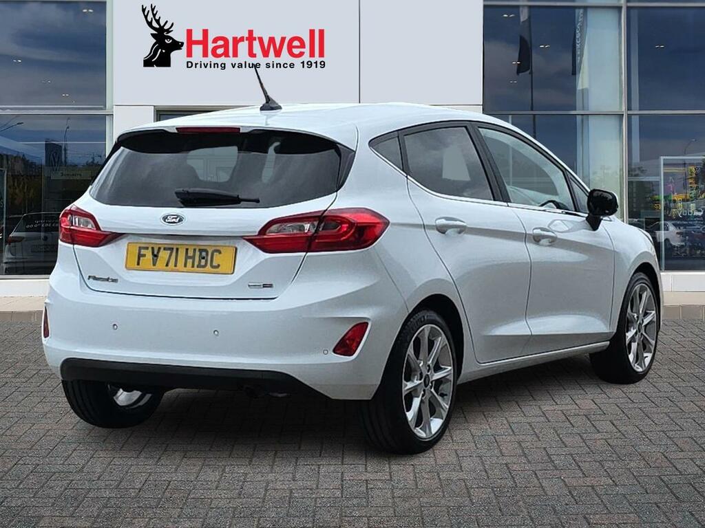 Ford Fiesta 1.0T Ecoboost Mhev Titanium X Hatchback FV71HBC White #3