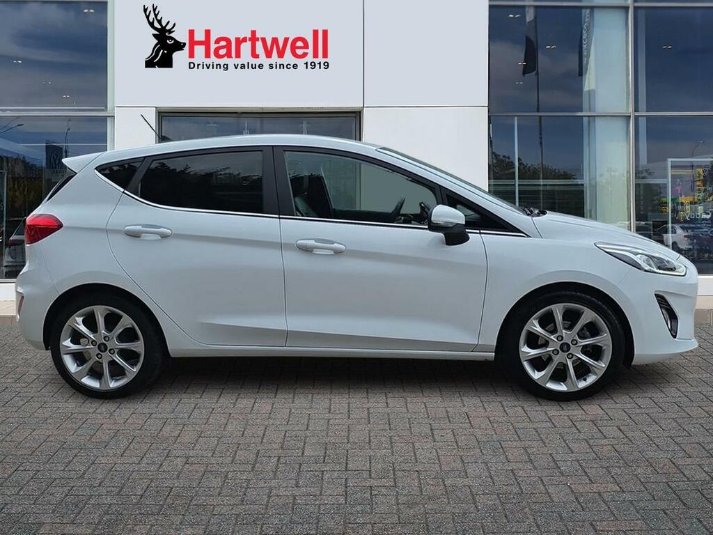 Ford Fiesta 1.0T Ecoboost Mhev Titanium X Hatchback FV71HBC White #2