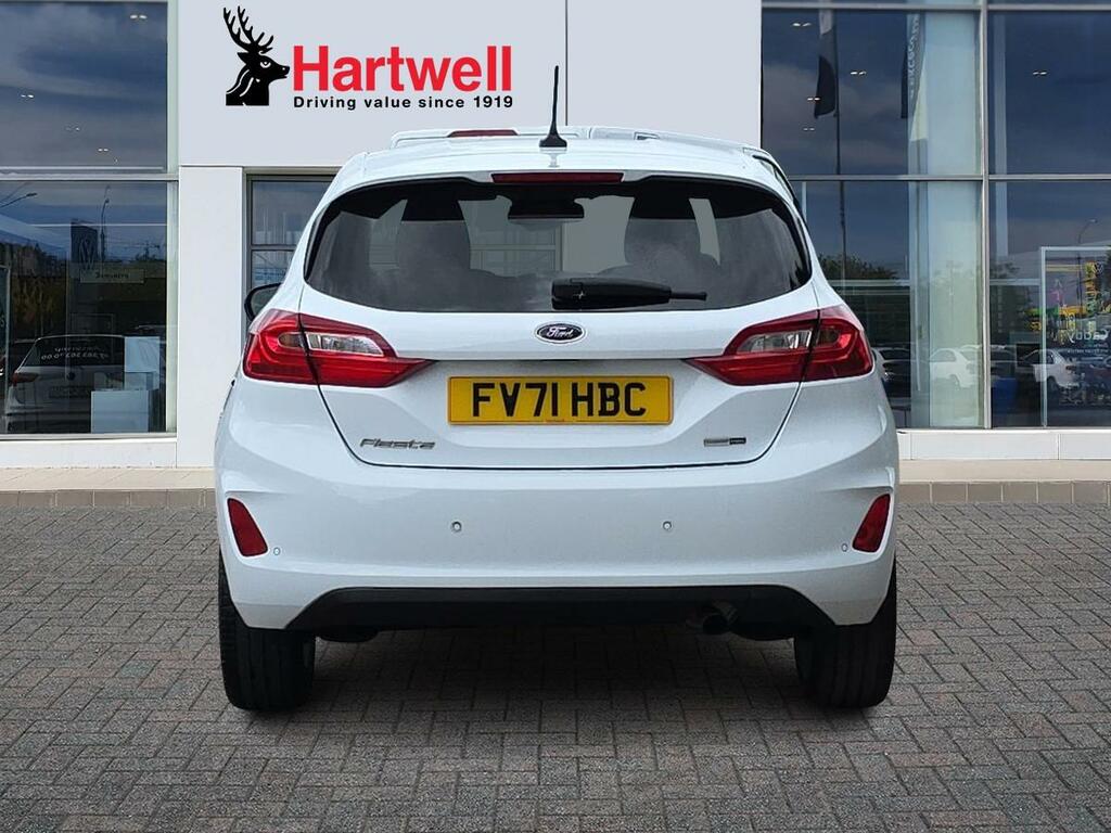 Ford Fiesta 1.0T Ecoboost Mhev Titanium X Hatchback FV71HBC White #4