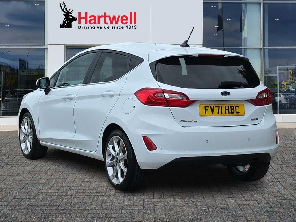 Ford Fiesta 1.0T Ecoboost Mhev Titanium X Hatchback FV71HBC White #5