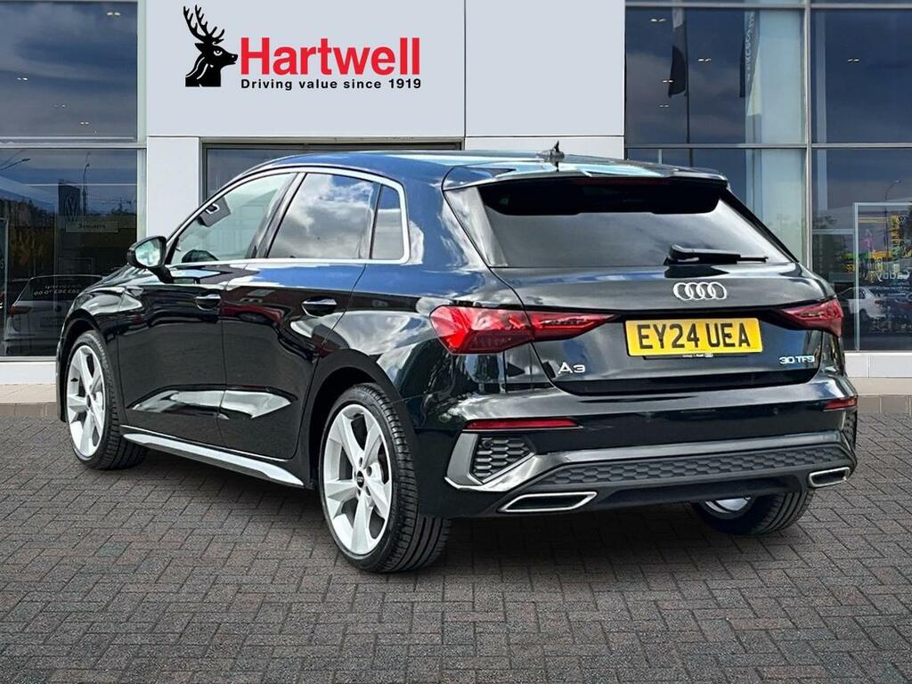 Audi A3 1.0 Tfsi 30 S Line Sportback S Tronic E Black #5