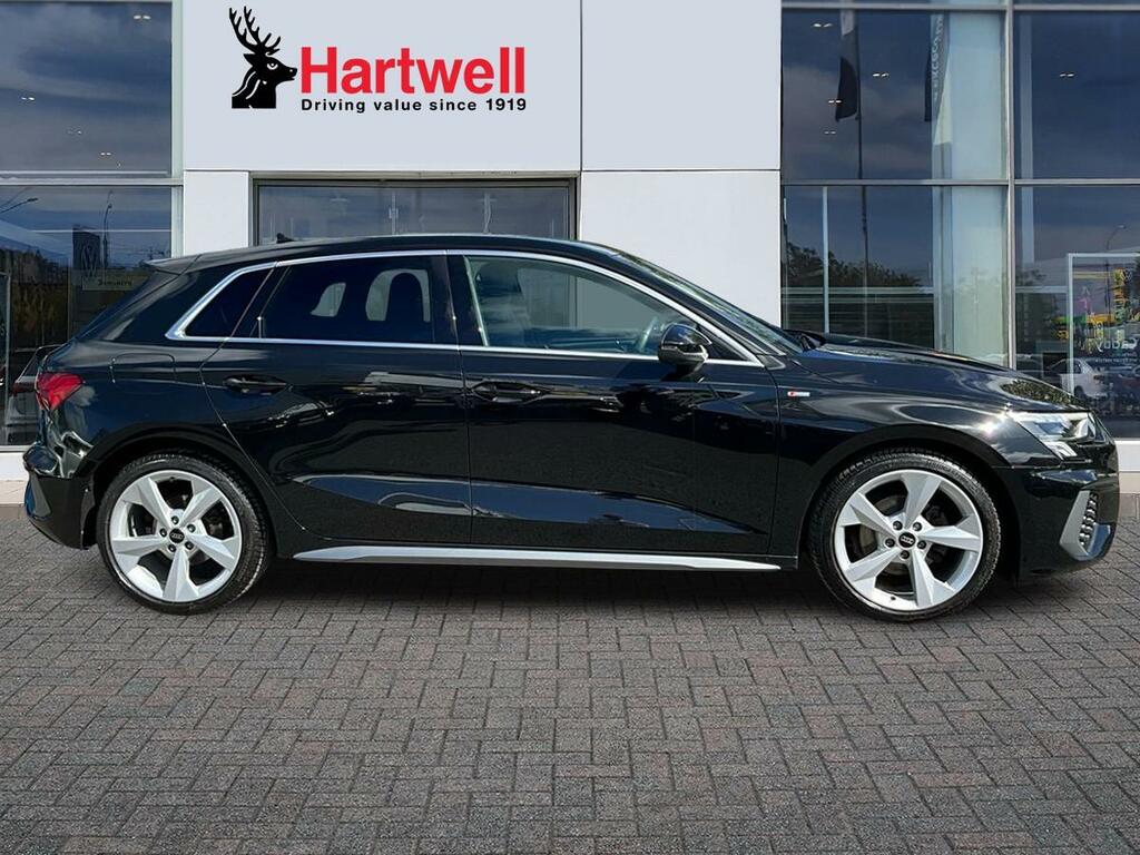 Audi A3 1.0 Tfsi 30 S Line Sportback S Tronic E Black #2