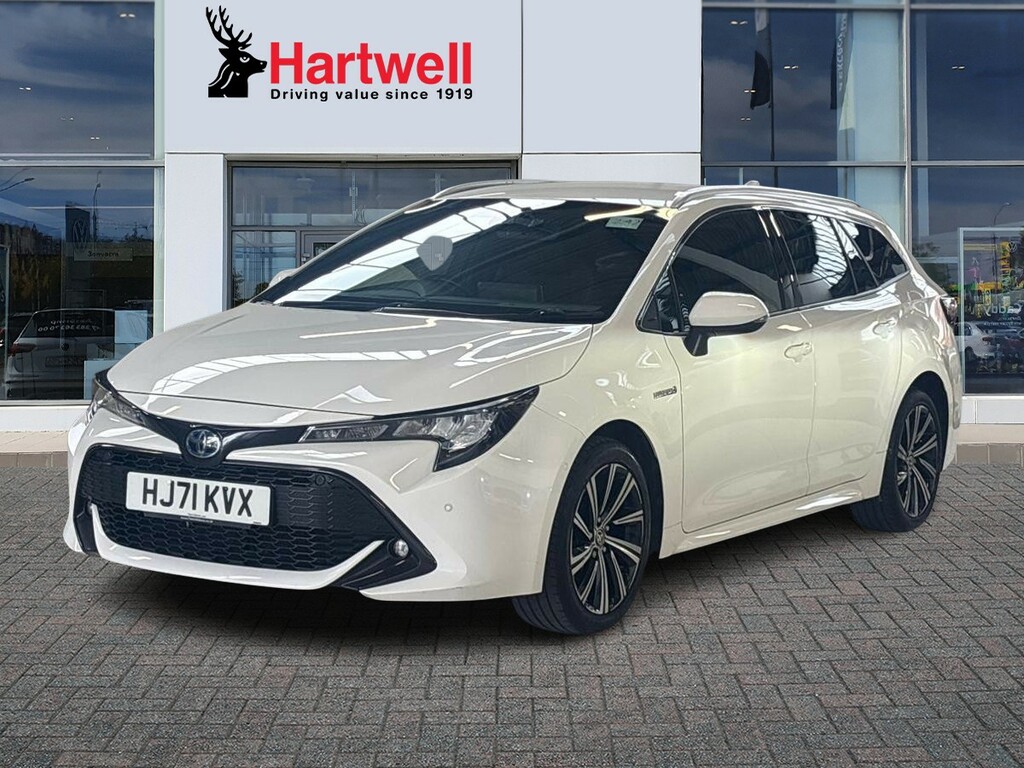 Toyota Corolla 1.8 Vvt-h Gpf Design Touring Sports Hyb White #3