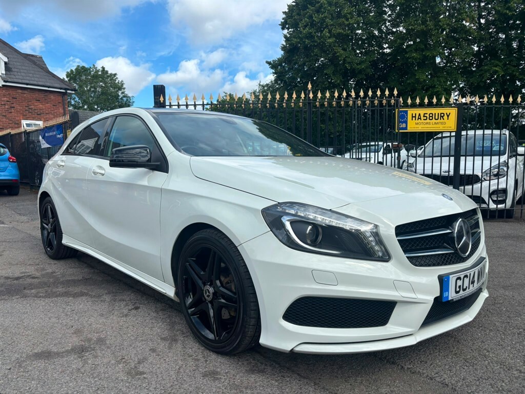 Mercedes-Benz A Class Hatchback 1.6 A200 Amg Night Edition 7G-dct Euro 6 White #1