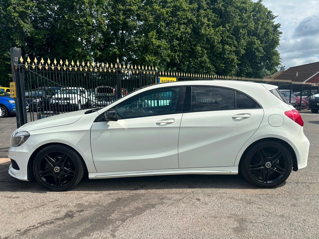Mercedes-Benz A Class Hatchback 1.6 A200 Amg Night Edition 7G-dct Euro 6 White #11