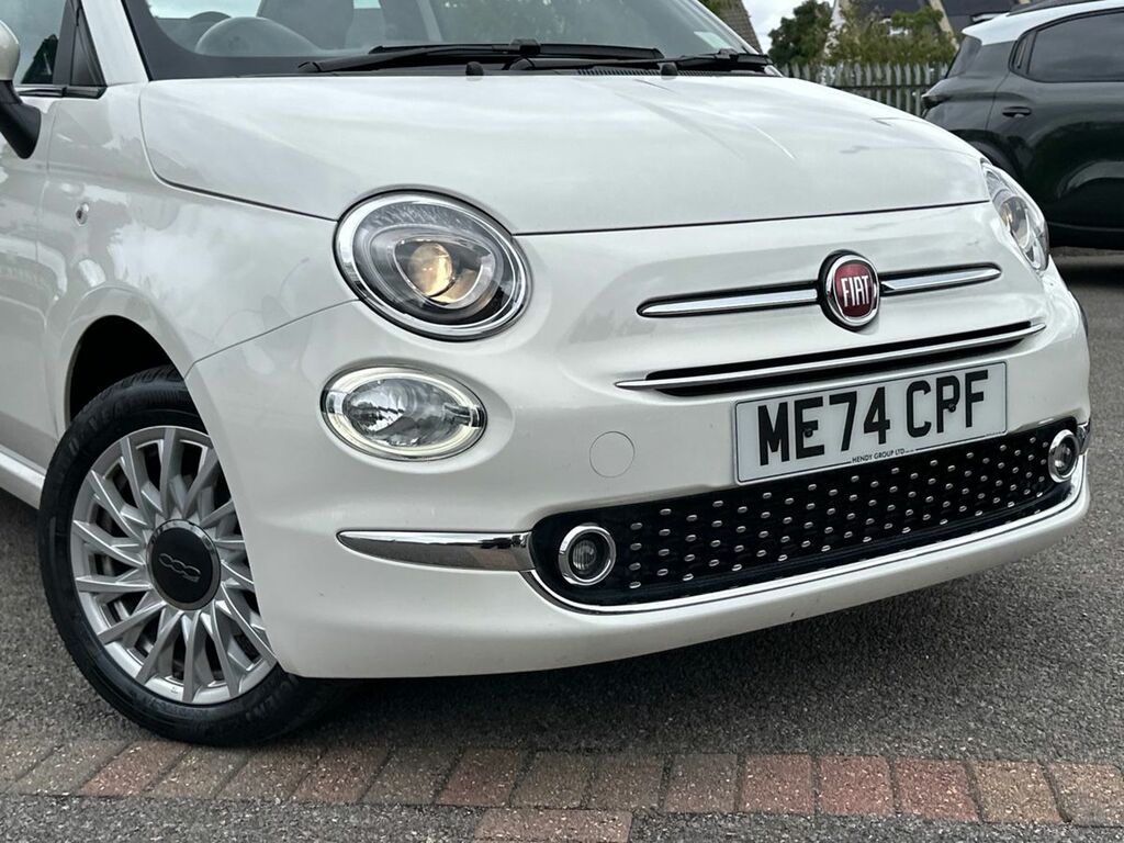 Fiat 500C 1.0 70Hp Mild Hybrid Convertible White #3