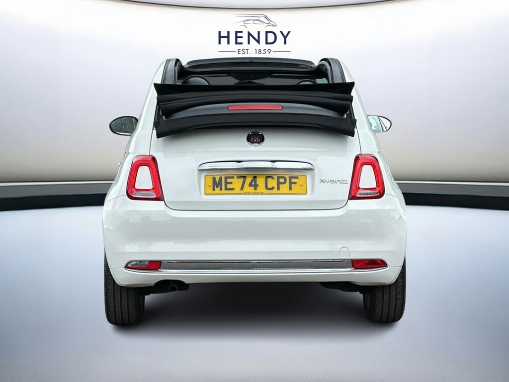 Fiat 500C 1.0 70Hp Mild Hybrid Convertible White #5