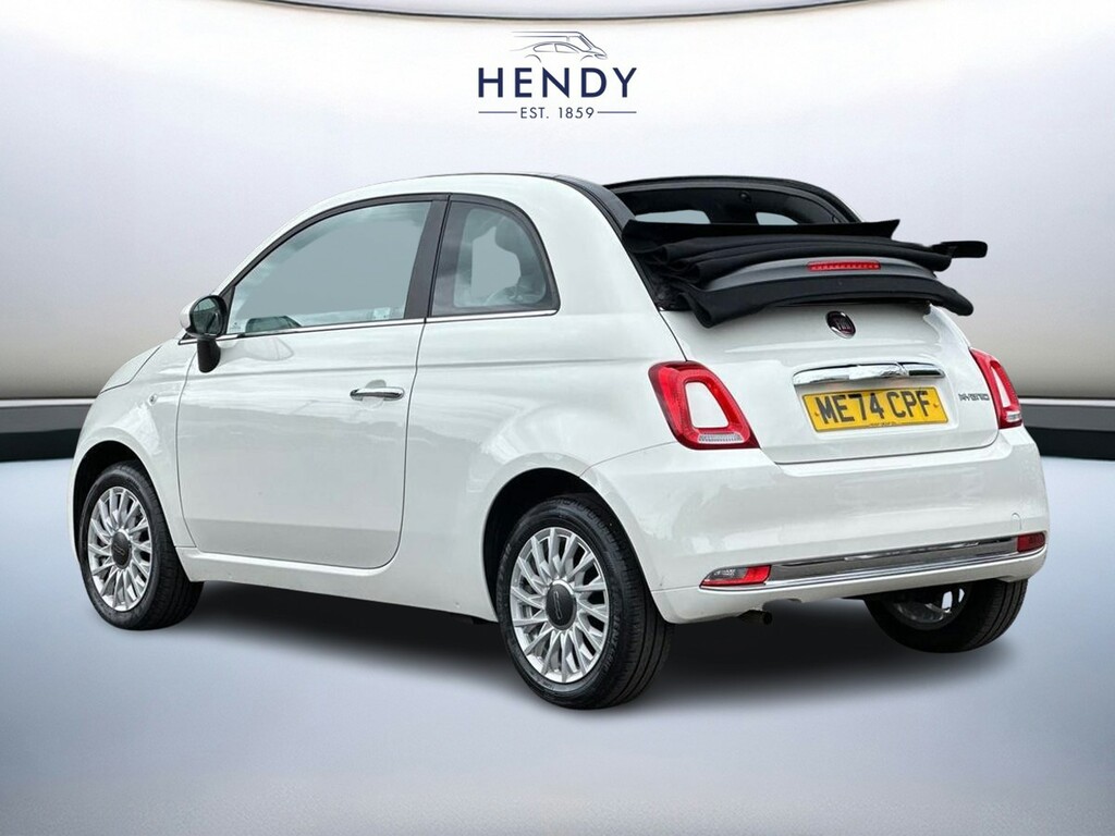 Fiat 500C 1.0 70Hp Mild Hybrid Convertible White #6
