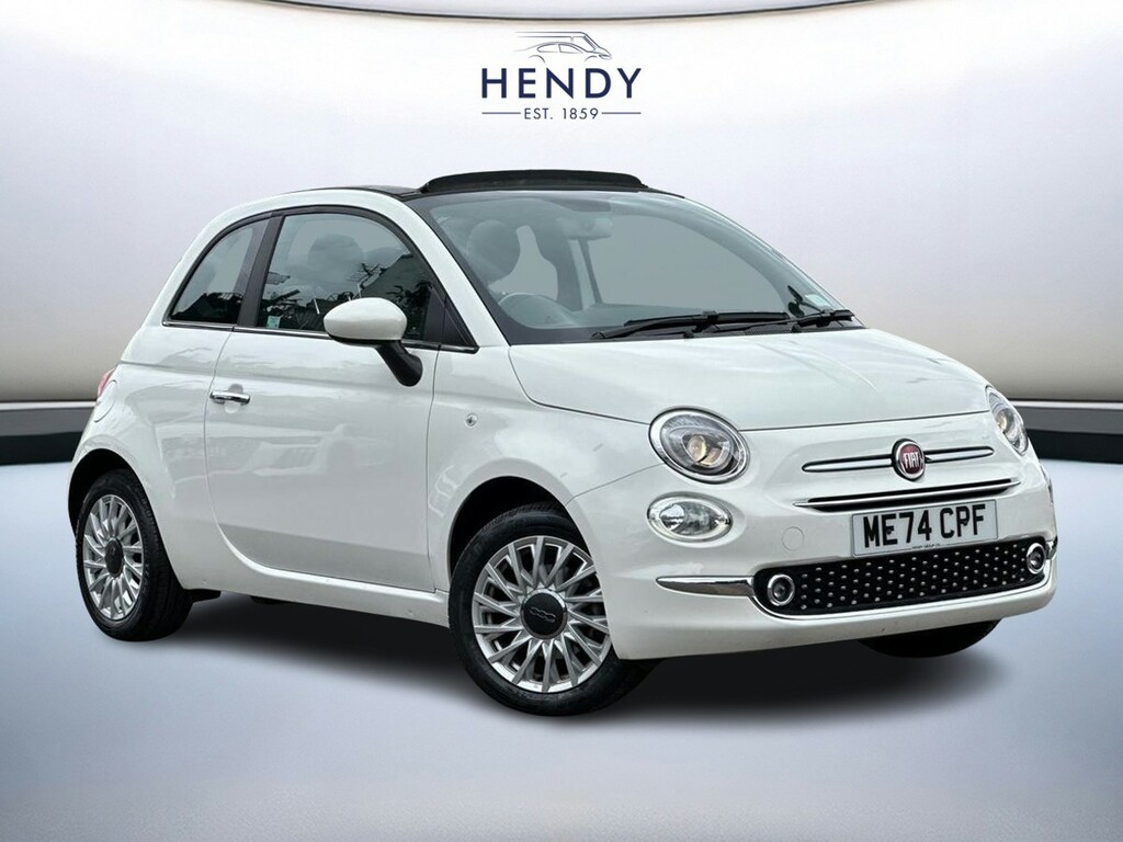 Fiat 500C 1.0 70Hp Mild Hybrid Convertible White