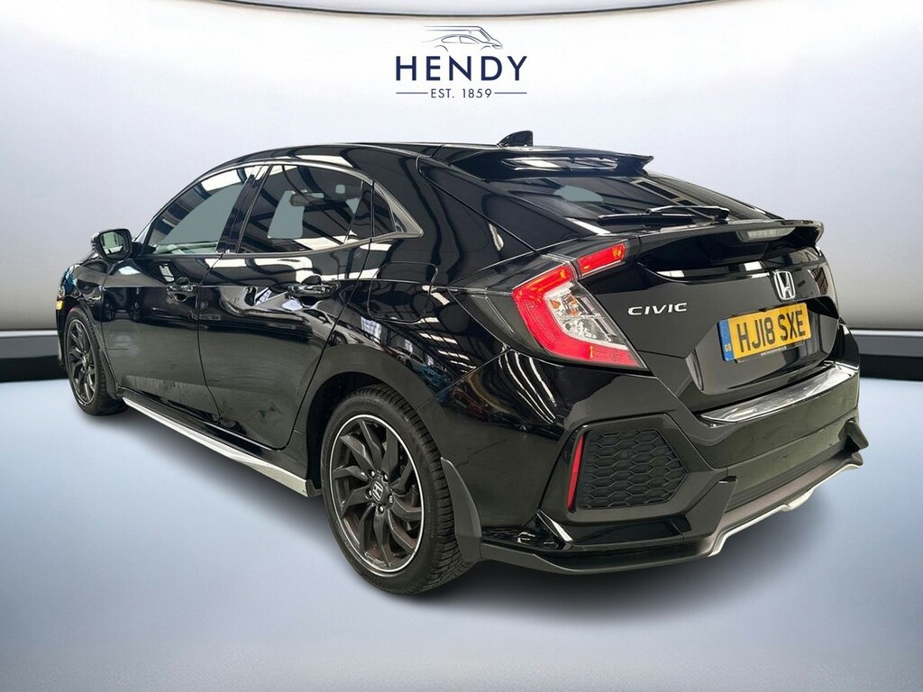 Honda Civic 1.0 Vtec Turbo Ex Cvt Black #6