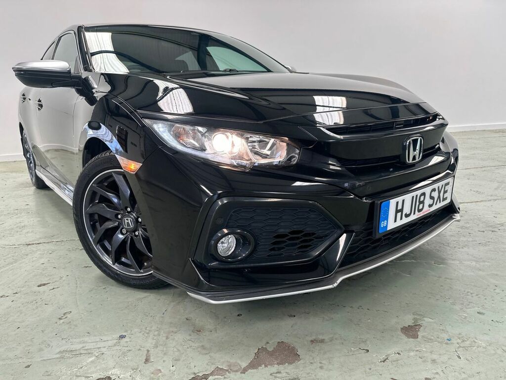 Honda Civic 1.0 Vtec Turbo Ex Cvt Black #3