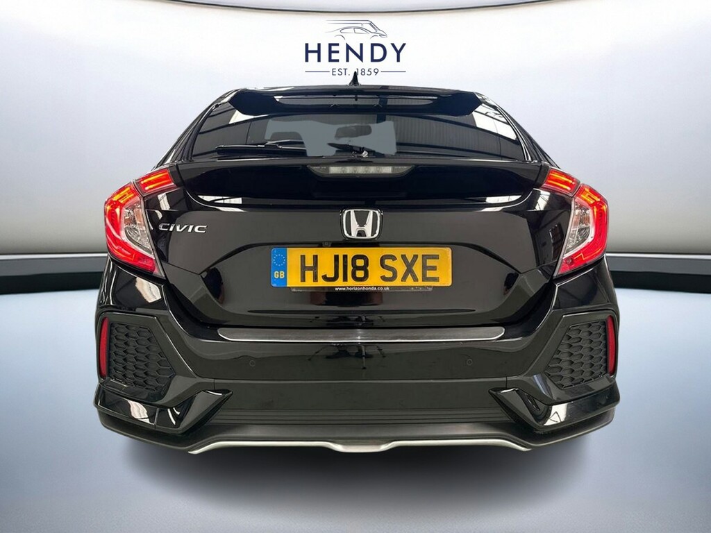 Honda Civic 1.0 Vtec Turbo Ex Cvt Black #5