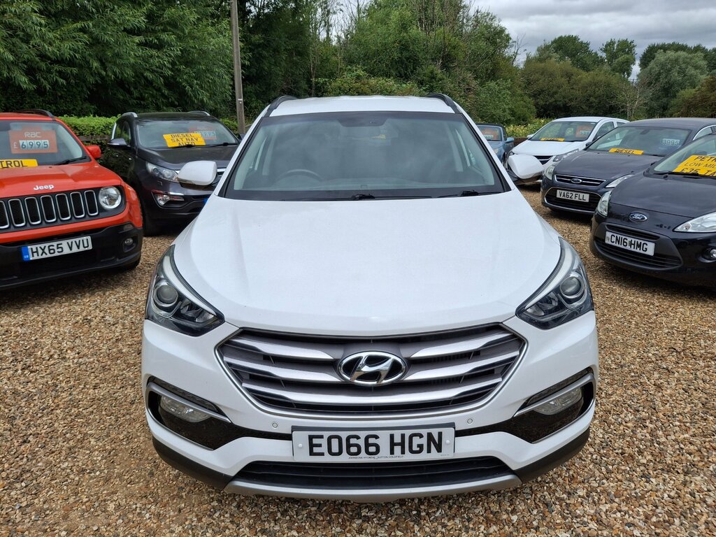 Hyundai Santa Fe 2.2 Crdi Blue Drive Premium Suv 4W White #5