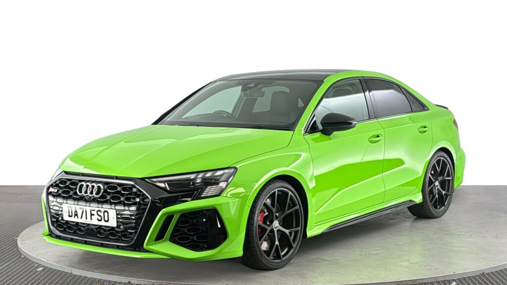 Audi RS3 2.5 Tfsi Launch Edition Saloon S Tronic Green