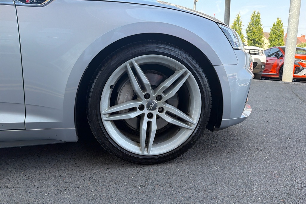 Audi A5 45 Tfsi Quattro S Line S Tronic KM69UON Silver #4
