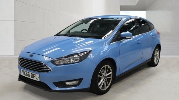 Ford Focus 1.0T Ecoboost Zetec Hatchback VK66DFL Blue #2