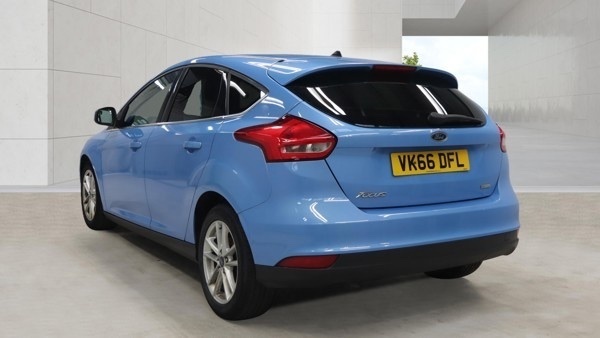 Ford Focus 1.0T Ecoboost Zetec Hatchback VK66DFL Blue #3