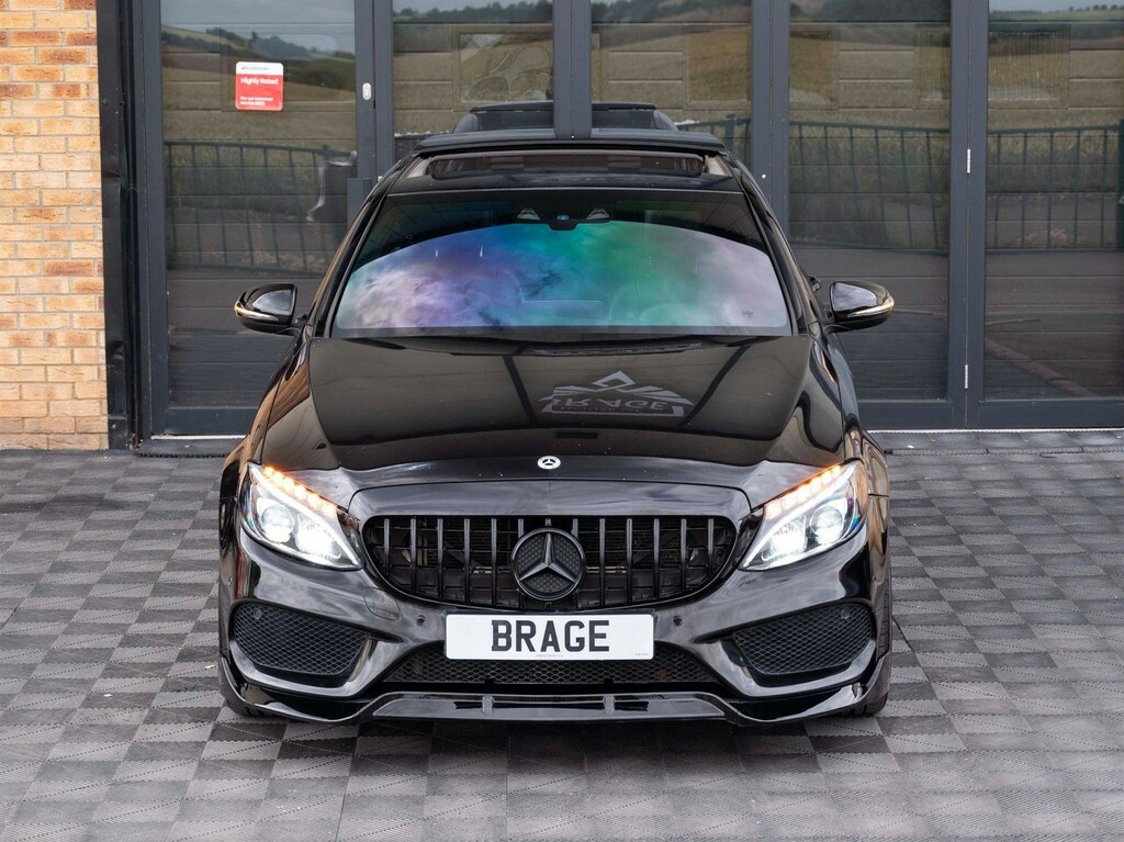 Mercedes-Benz C Class 2.1 D Amg Line Premium Plus G-tronic 4Matic Eur NL18UAM Black #3