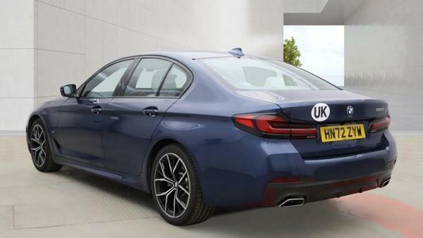 BMW 5 Series M Sport Blue #4