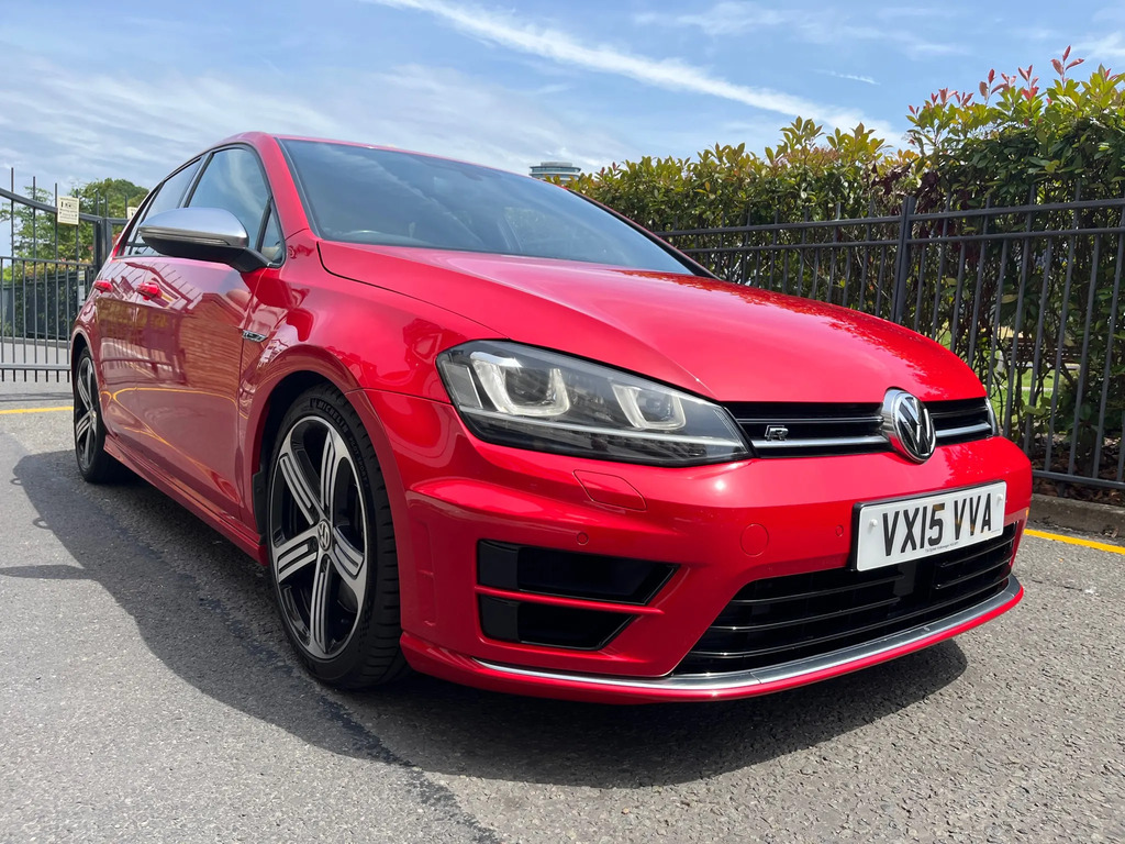 Volkswagen Golf 2.0 Tsi Bluemotion Tech R Hatchback Dsg VX15VVA Red #5