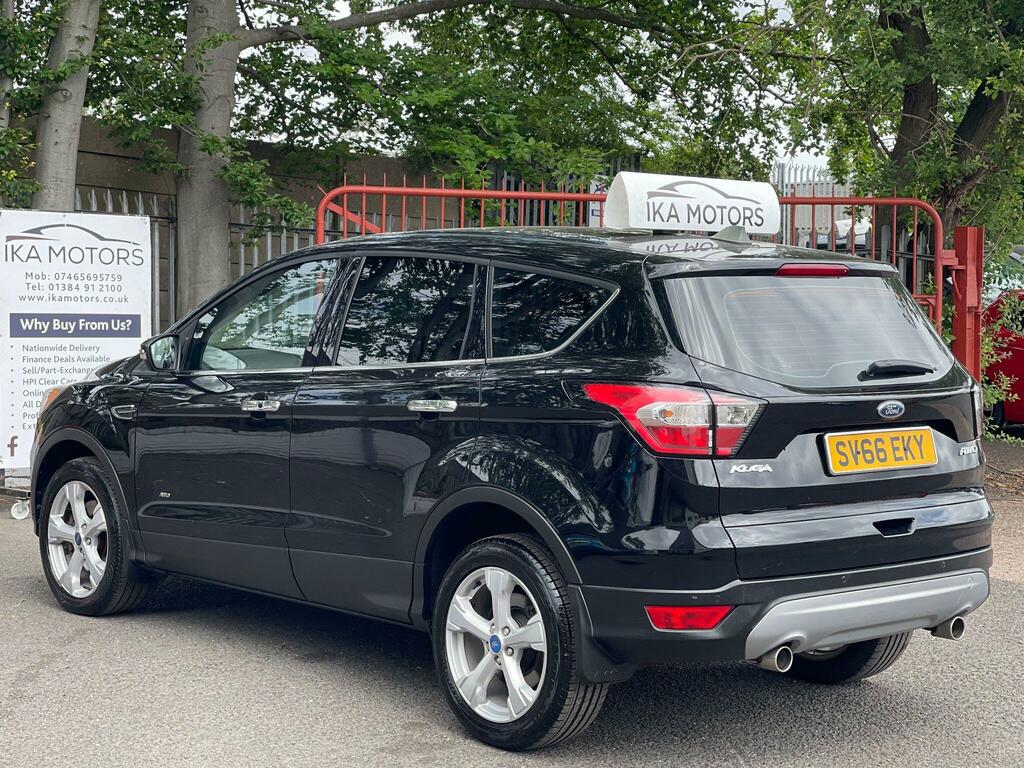 Ford Kuga 2.0 Tdci Titanium Powershift Awd Euro 6 Ss SV66EKY Black #6
