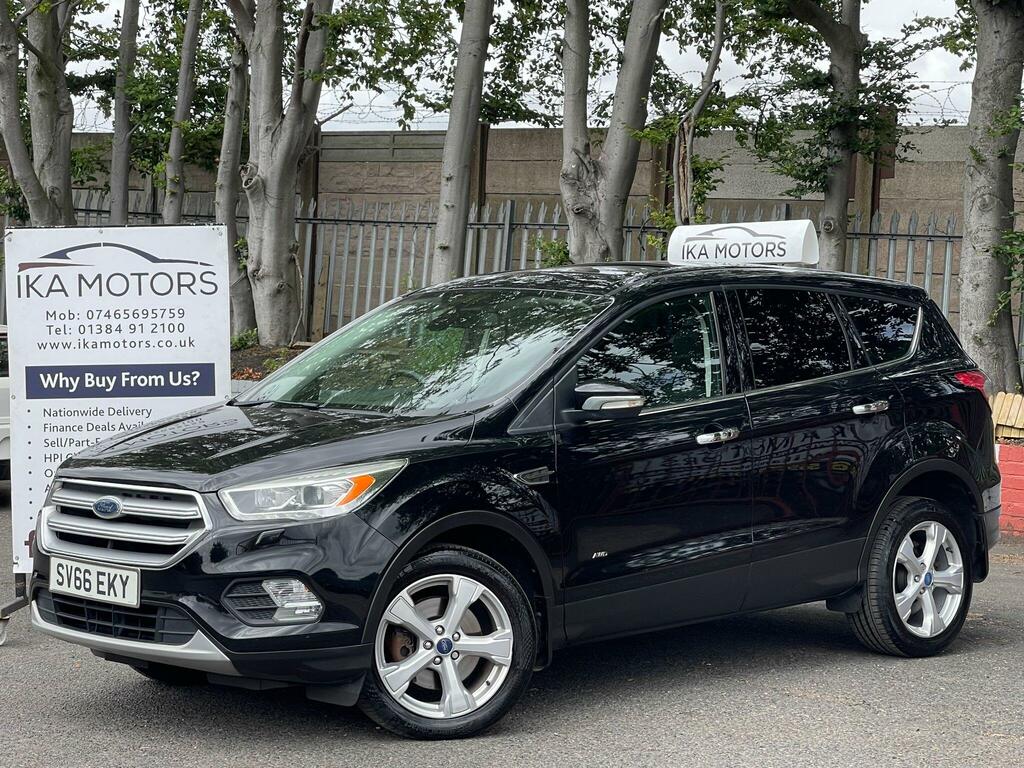 Ford Kuga 2.0 Tdci Titanium Powershift Awd Euro 6 Ss SV66EKY Black #2