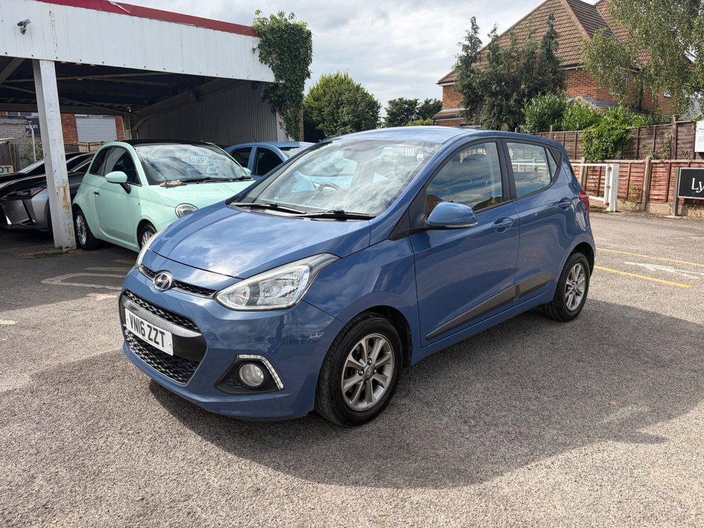 Hyundai I10 1.2 Premium Hatchback Euro 6 87 P Blue #3