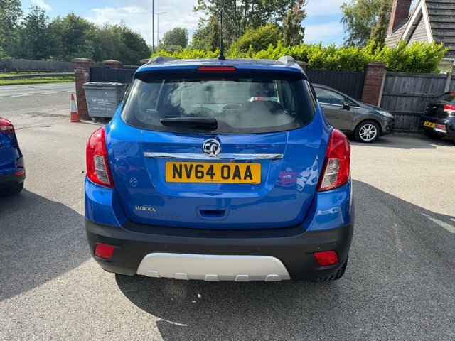 Vauxhall Mokka 1.6 Exclusiv Suv 2Wd Euro 5 S S NV64OAA Blue #5