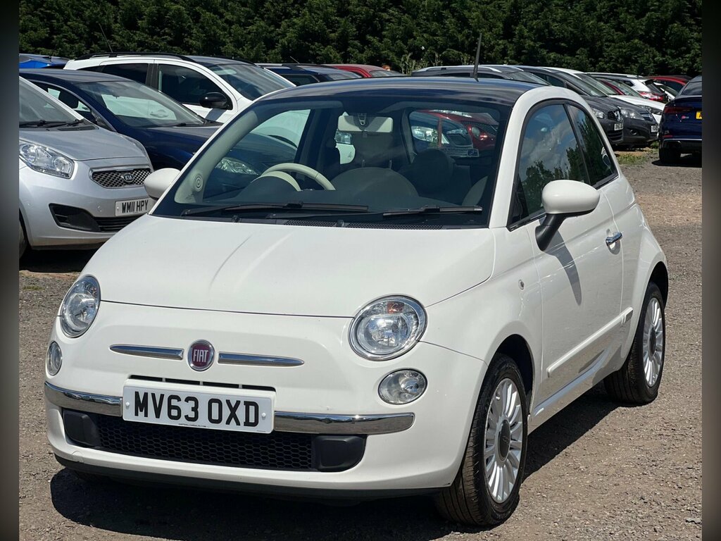 Fiat 500 1.2 Lounge Euro 4 White #3