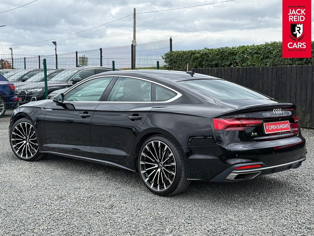 Audi A5 Hatchback HJ20YJH Black #2
