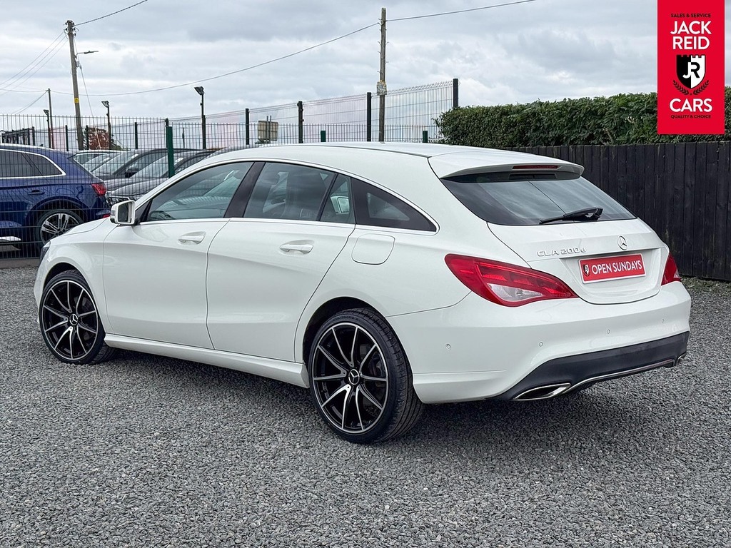 Mercedes-Benz CLA Class Estate White #2