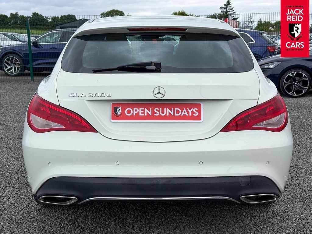 Mercedes-Benz CLA Class Estate White #3