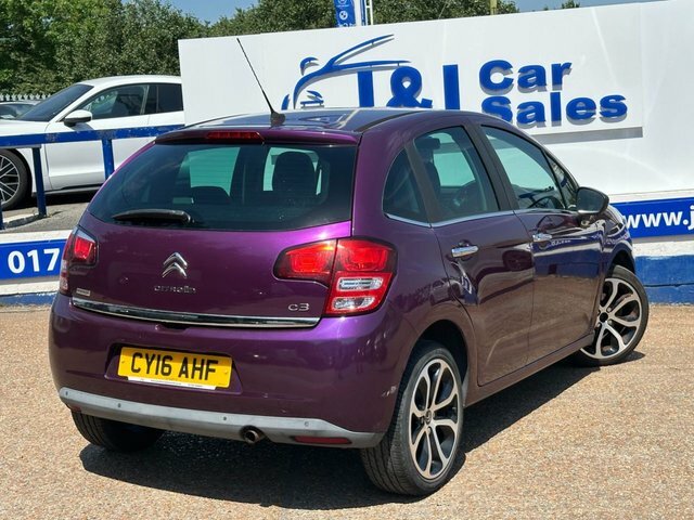Citroen C3 1.2 Puretech Platinum Hatchback Etg6 Eu Purple #4