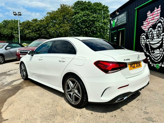 Mercedes-Benz A Class A200 Amg Line Saloon White #2