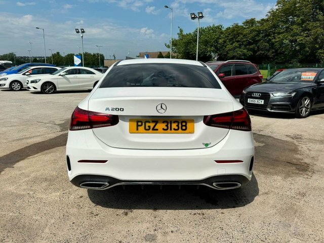 Mercedes-Benz A Class A200 Amg Line Saloon White #3