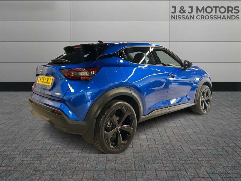 Nissan Juke 1.6 Hybrid Tekna Blue #4