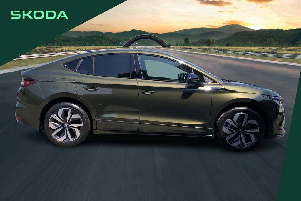 Skoda ENYAQ 210Kw 85X Sportline 82Kwh 4X4 DP75VWW Green #4