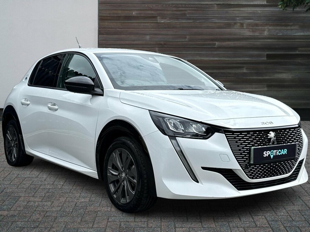 Peugeot e-208 50Kwh Allure Premium 7.4Kw Charger WT23EFS White #2