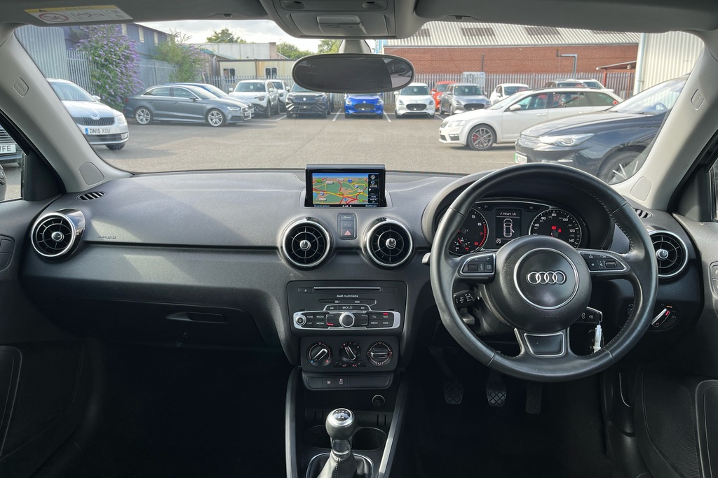 Audi A1 1.0 Tfsi Sport Nav KJ18EHF Black #3
