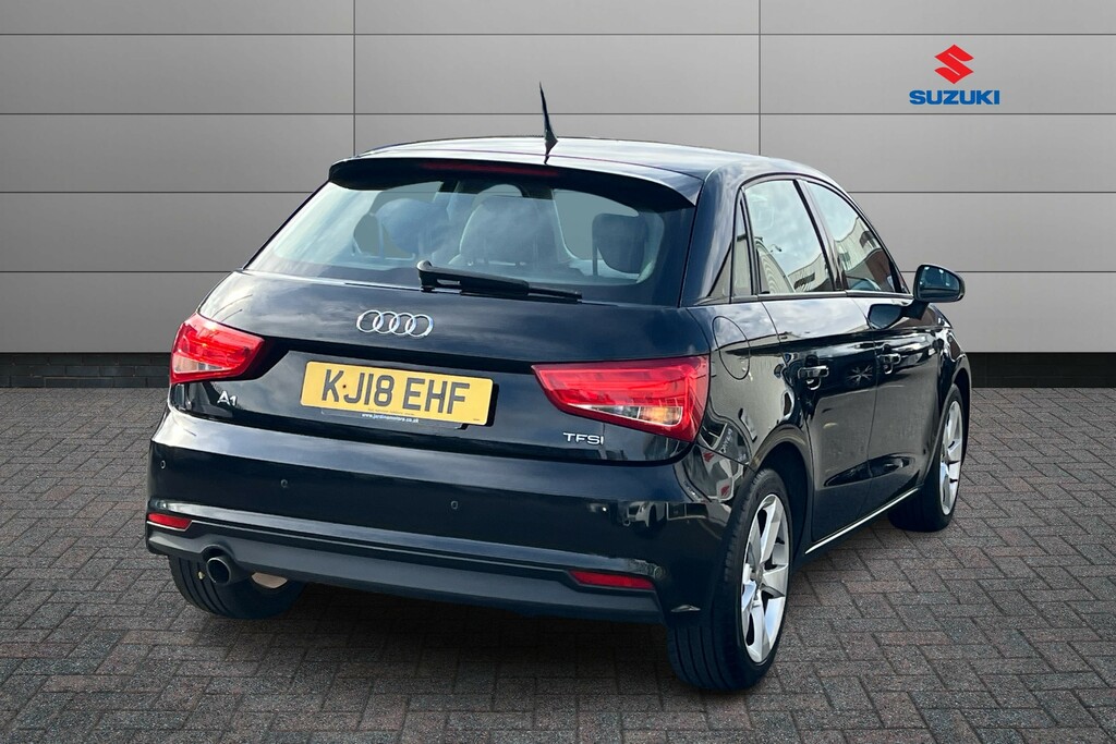 Audi A1 1.0 Tfsi Sport Nav KJ18EHF Black #5