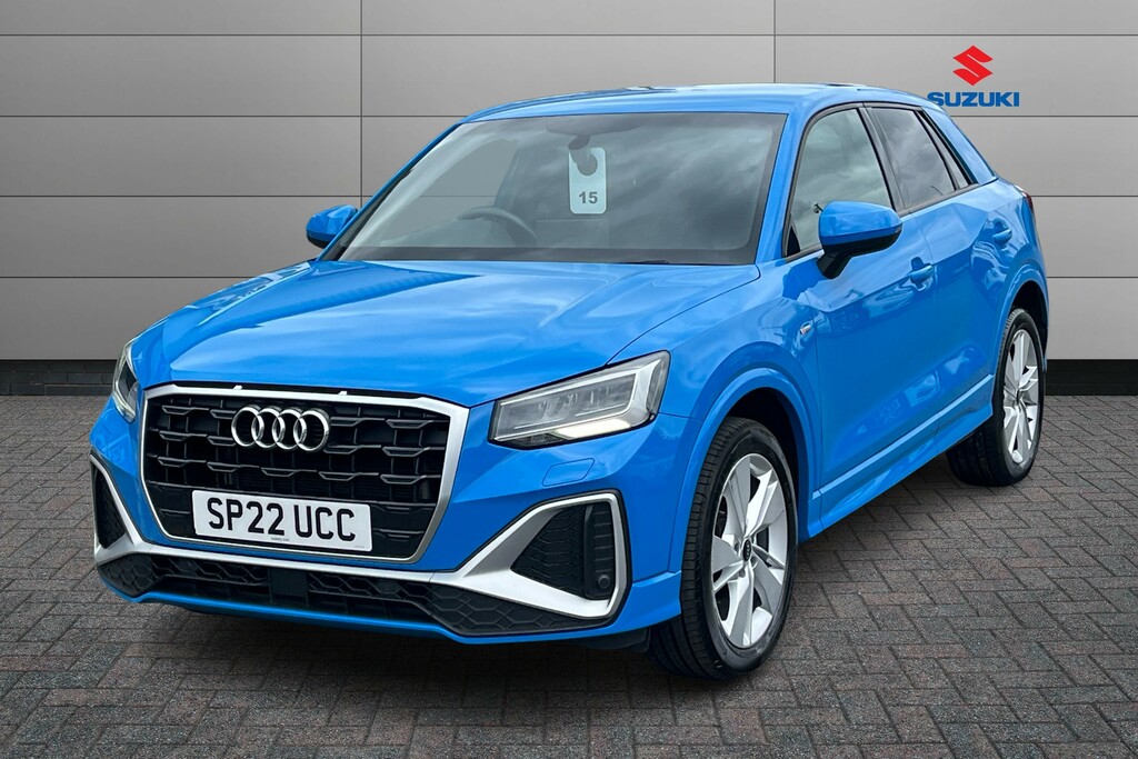 Audi Q2 30 Tfsi S Line SP22UCC Blue #4